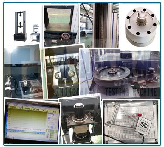 钢材拉伸测试机试验图