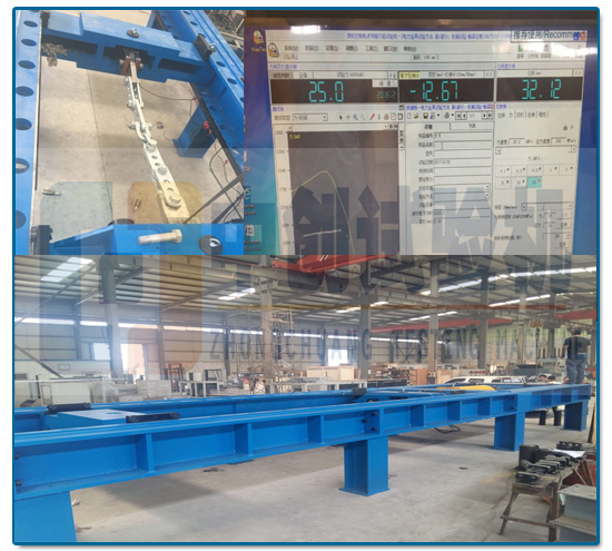 矿链在线拉力试验机 验收现场
