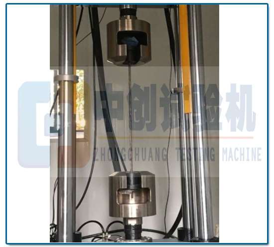 疲劳试验机夹持钢绞线方法