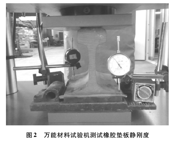 橡胶件静刚度试验时试样夹持